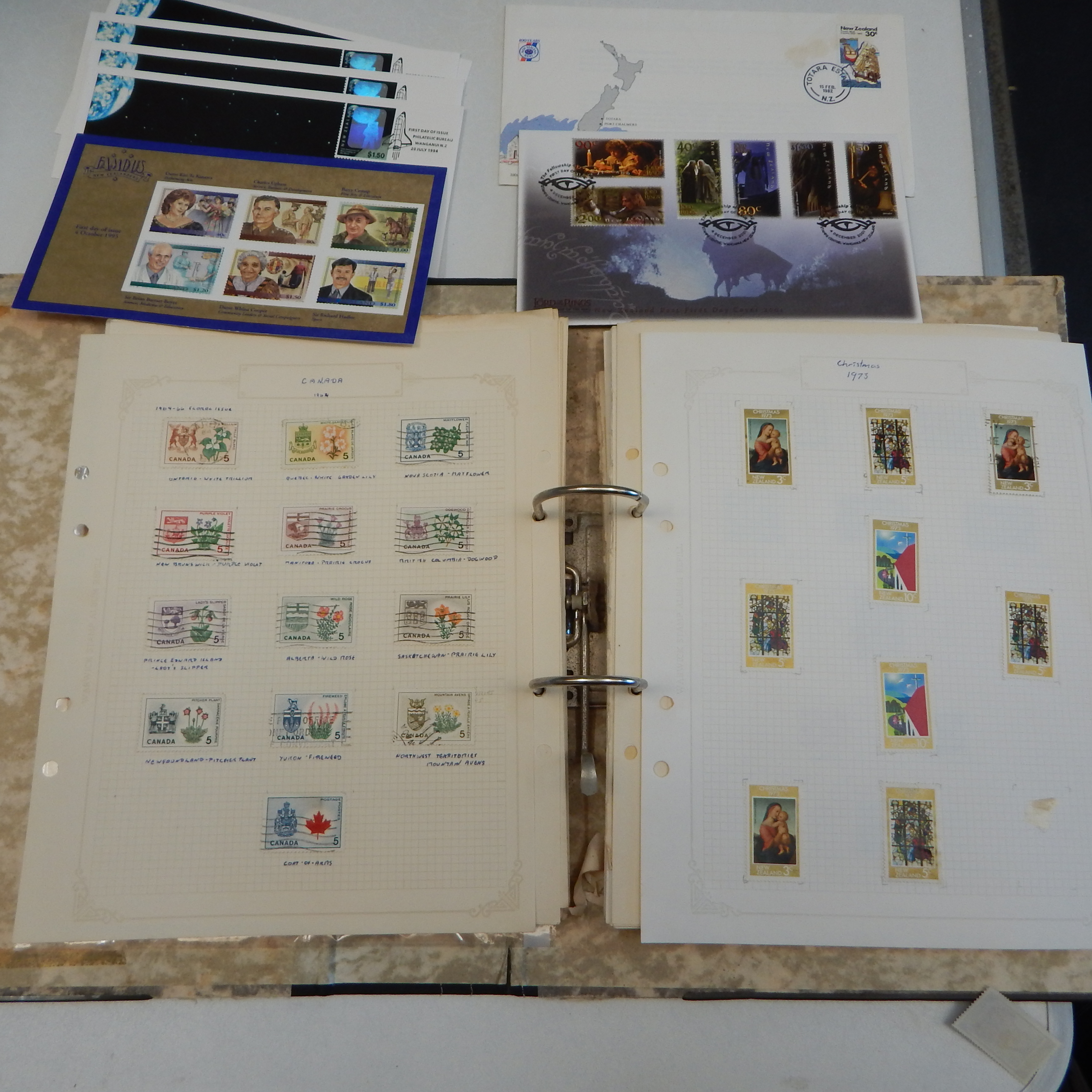 International Stamp Album and First Day Covers — sold at auction in New Zealand for $30