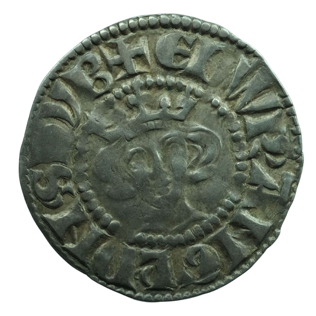 England Edward I 1272 - 1307 Long Cross Silver Penny, about Extremely Fine