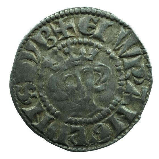 England Edward I 1272 - 1307 Long Cross Silver Penny, about Extremely Fine