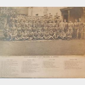 BOER WAR. Group Photo of HQ Staff Pretoria 1902