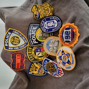 Lot of 13 Police and Sheriff Uniform Patches from Various Locations
