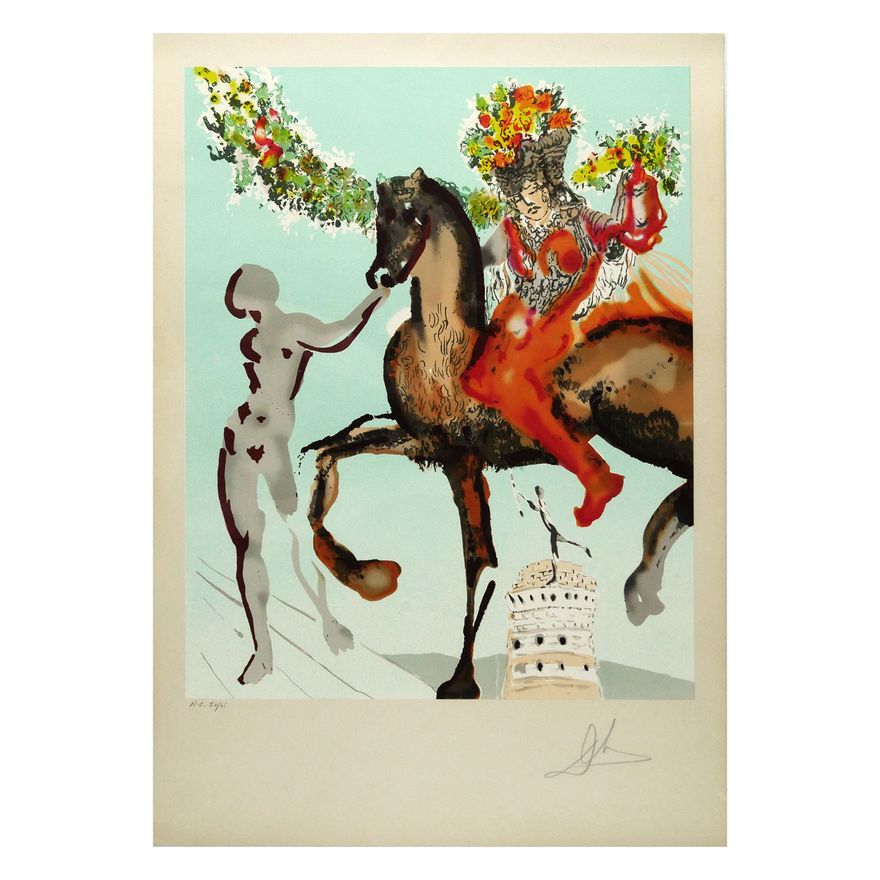 SALVADOR DALI, New Jerusalem, Harbinger