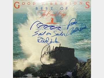 The Beach Boys Group Signed "Good Vibrations" Album (3 Sigs) (Third Party Guaranteed)
