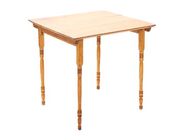Vintage American Hand-Crafted Pine Work/Occasional Table