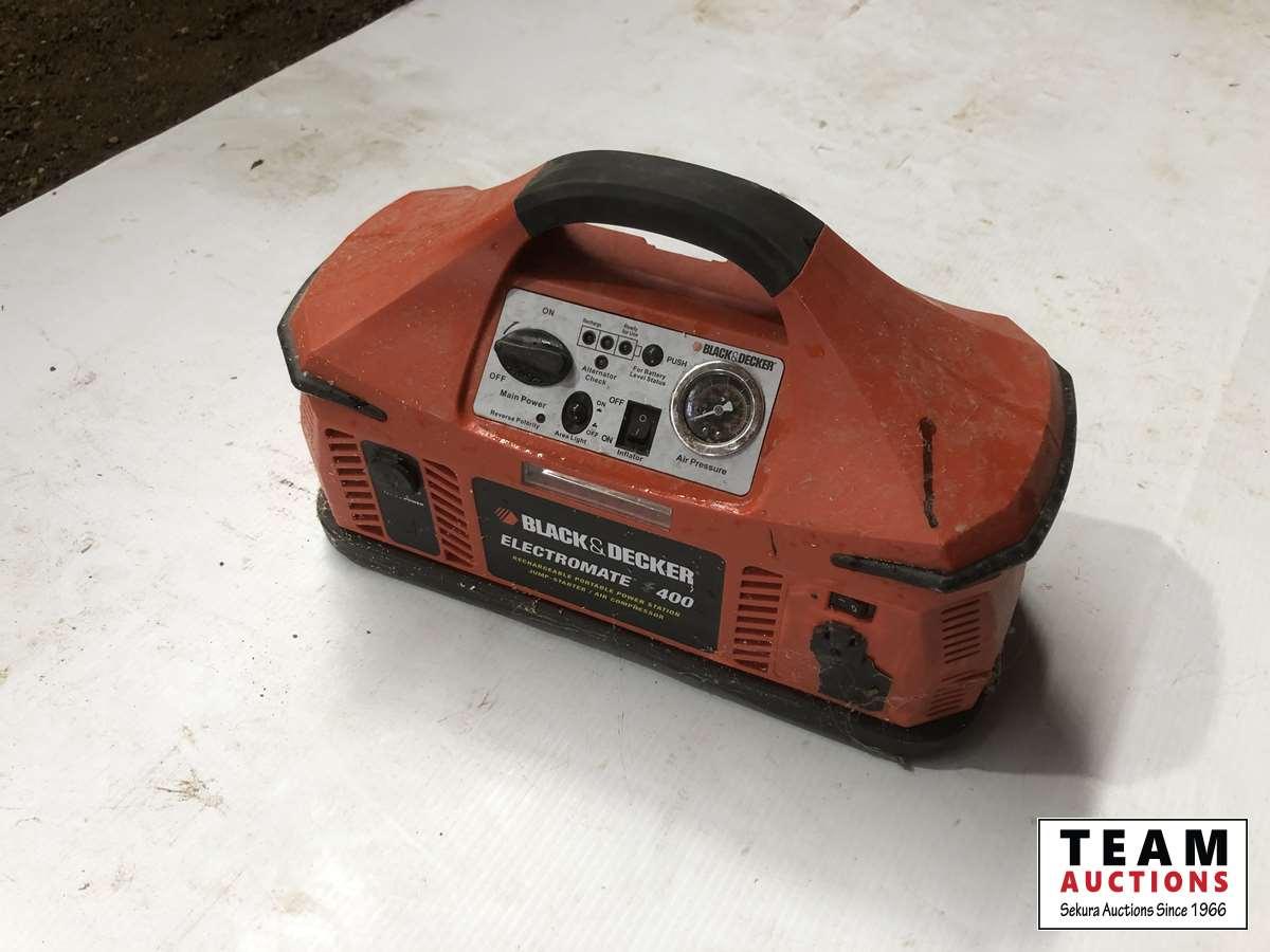 Sold at Auction: Black & Decker Electromate Portable Power Station