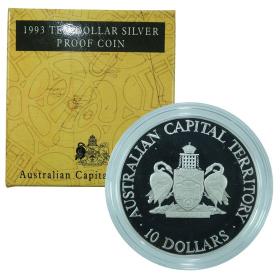 Australia 1993 'ACT' Proof $10 Silver (925) $10, FDC