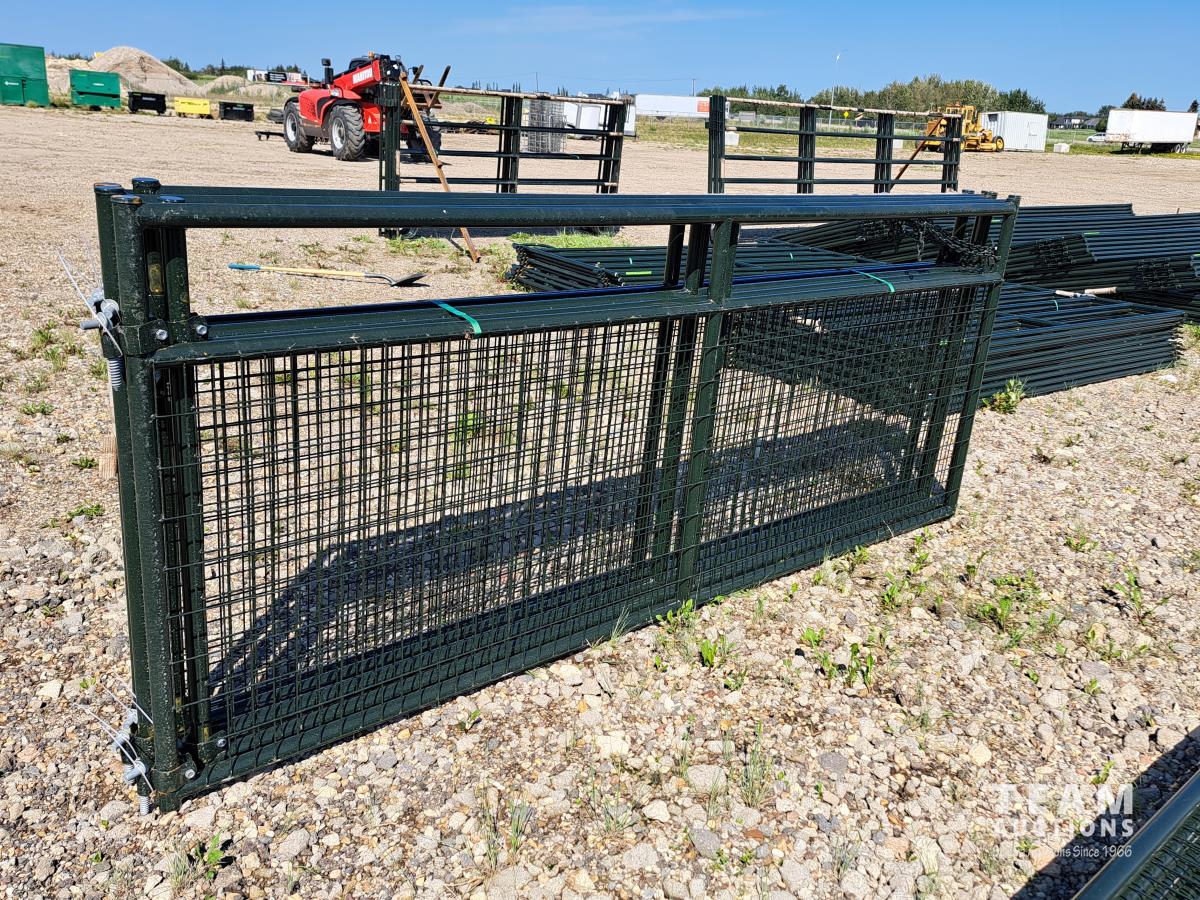 (5) 10 Ft Screened Livestock Gate (Unused) [23HG18993-034] | Team Auctions