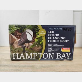 Hampton Bay -100 Watt Equivalent Adjustable Light Color Integrated LED Outdoor Landscape Flood Light