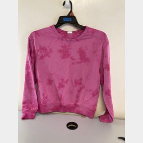 Member's Mark - Women's French Terry Dropped Shoulder Tie Dye Sweatshirt - Small