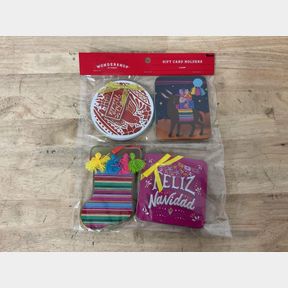 Wondershop™ - Tin Christmas Gift Card Holder - 4pk
