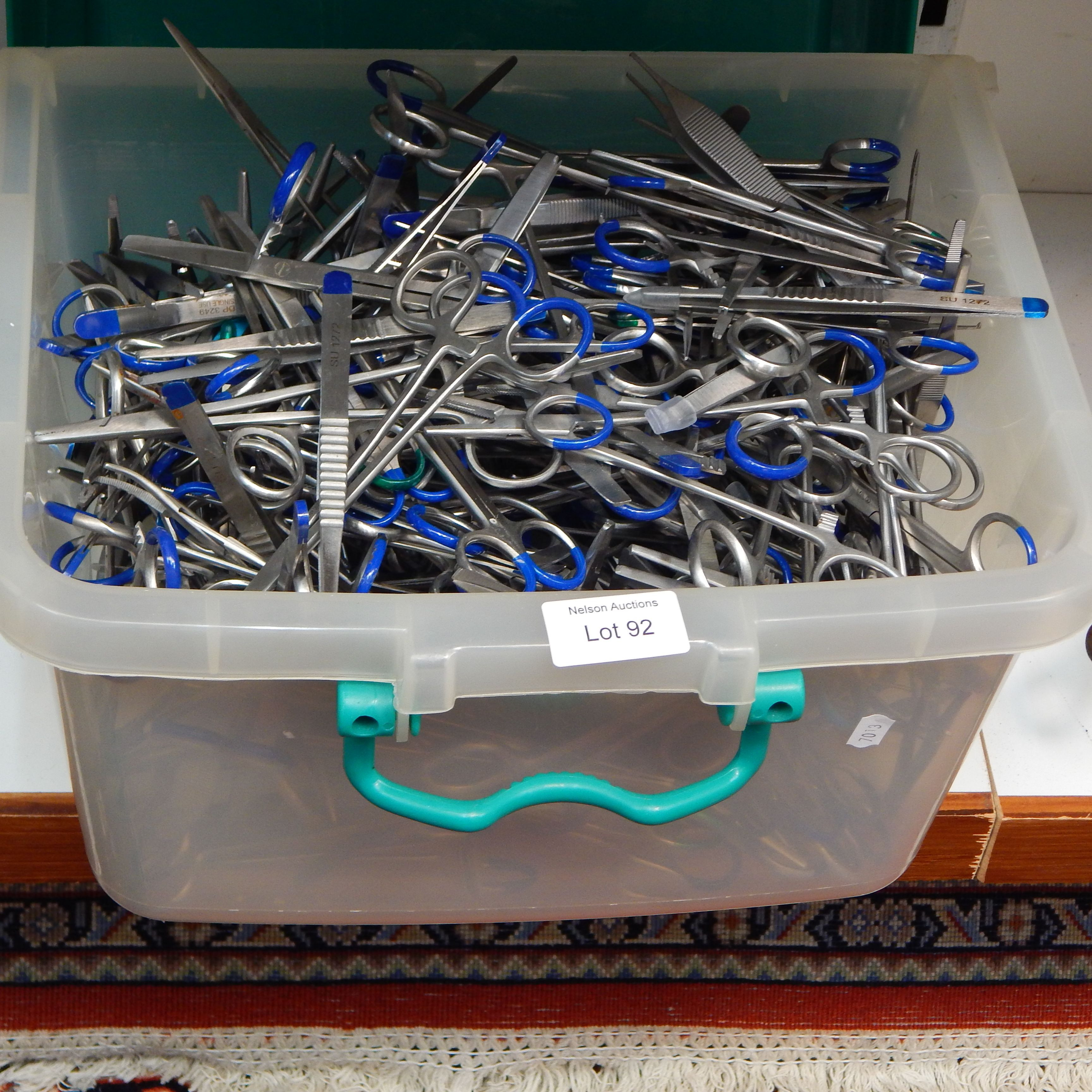 Container of disposable instruments — sold at auction in New Zealand for $100