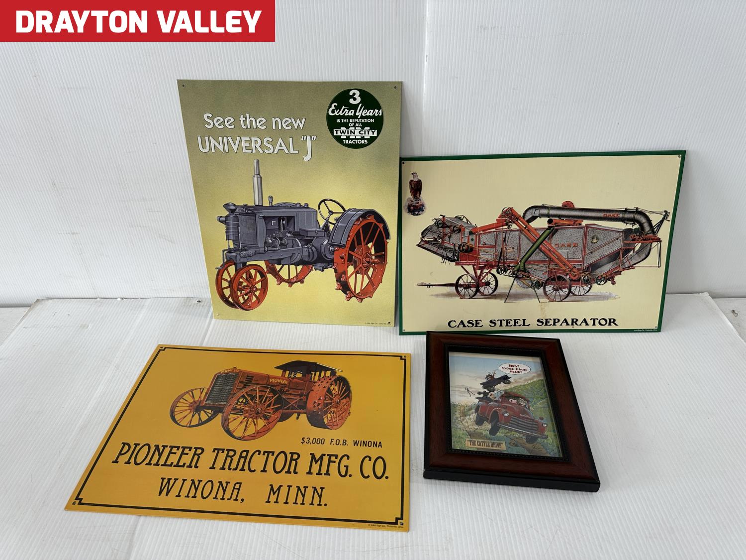 (4) Tractor Signs [25FL05003-130] | Team Auctions