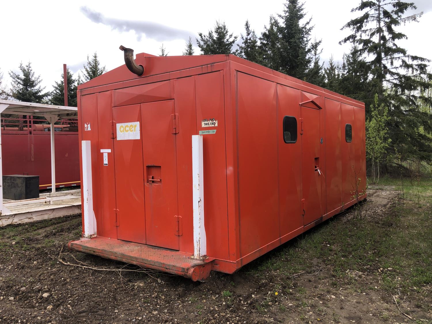 22 Ft Oilfield Pump Skid Shack [24FQ18001-024] | Team Auctions