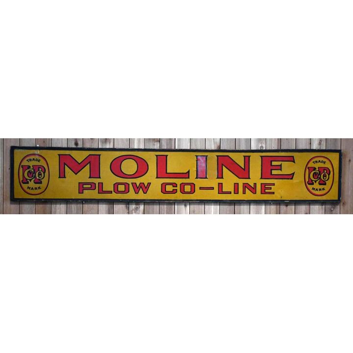 "EARLY" Moline Plow Co-Line Metal Sign (TAC)