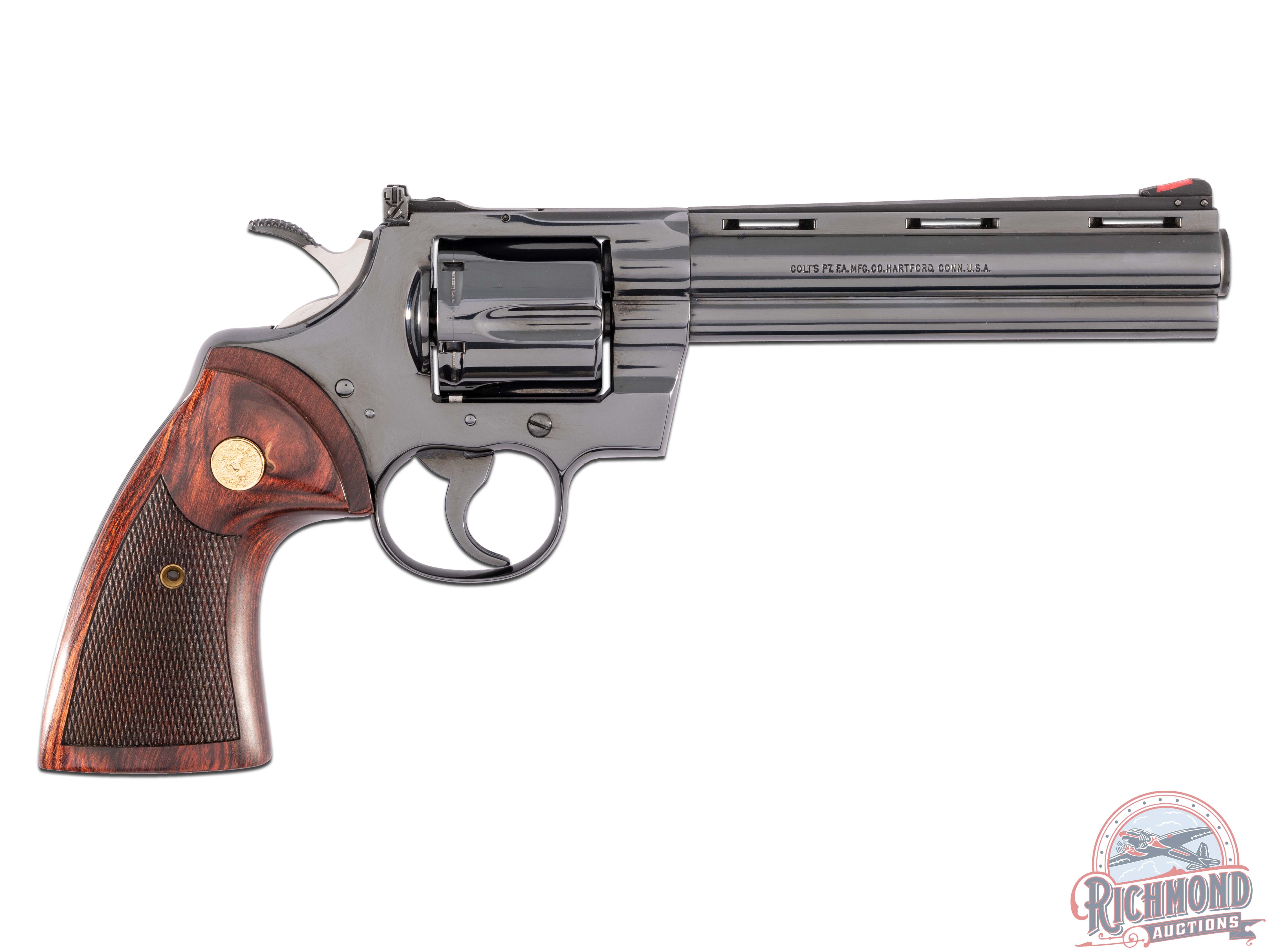1982 Stunning Colt Python .357 Magnum Double Acton Revolver 6