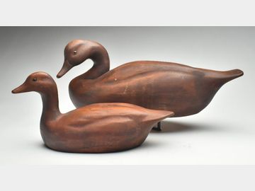 Natural finish goose and brant. J. Corb Reed, Chincoteague, Virginia.