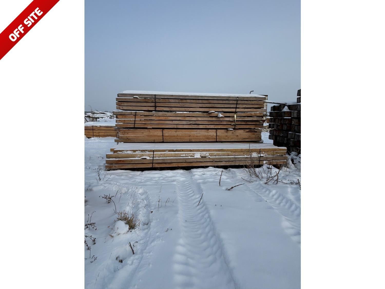 (1) Lift of 4 Inch X 6 Inch X 16 Ft Rough Cut Lumber [24LD37002-106 ...