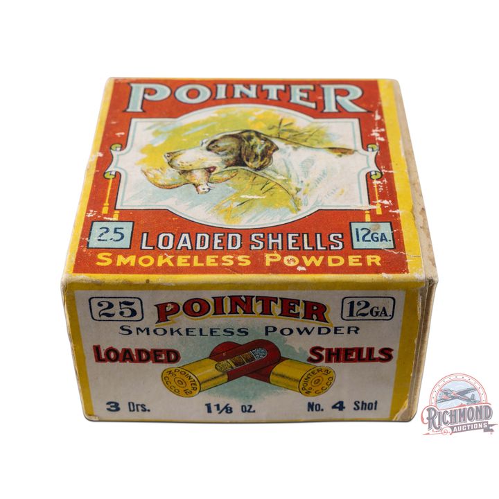 Box Only Clinton Cartridge Company Pointer Shotshells 12 GA