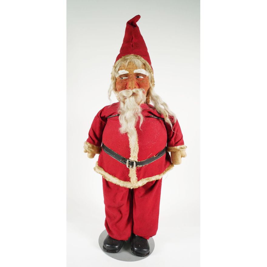 Vintage 30" Cloth Santa Claus Doll