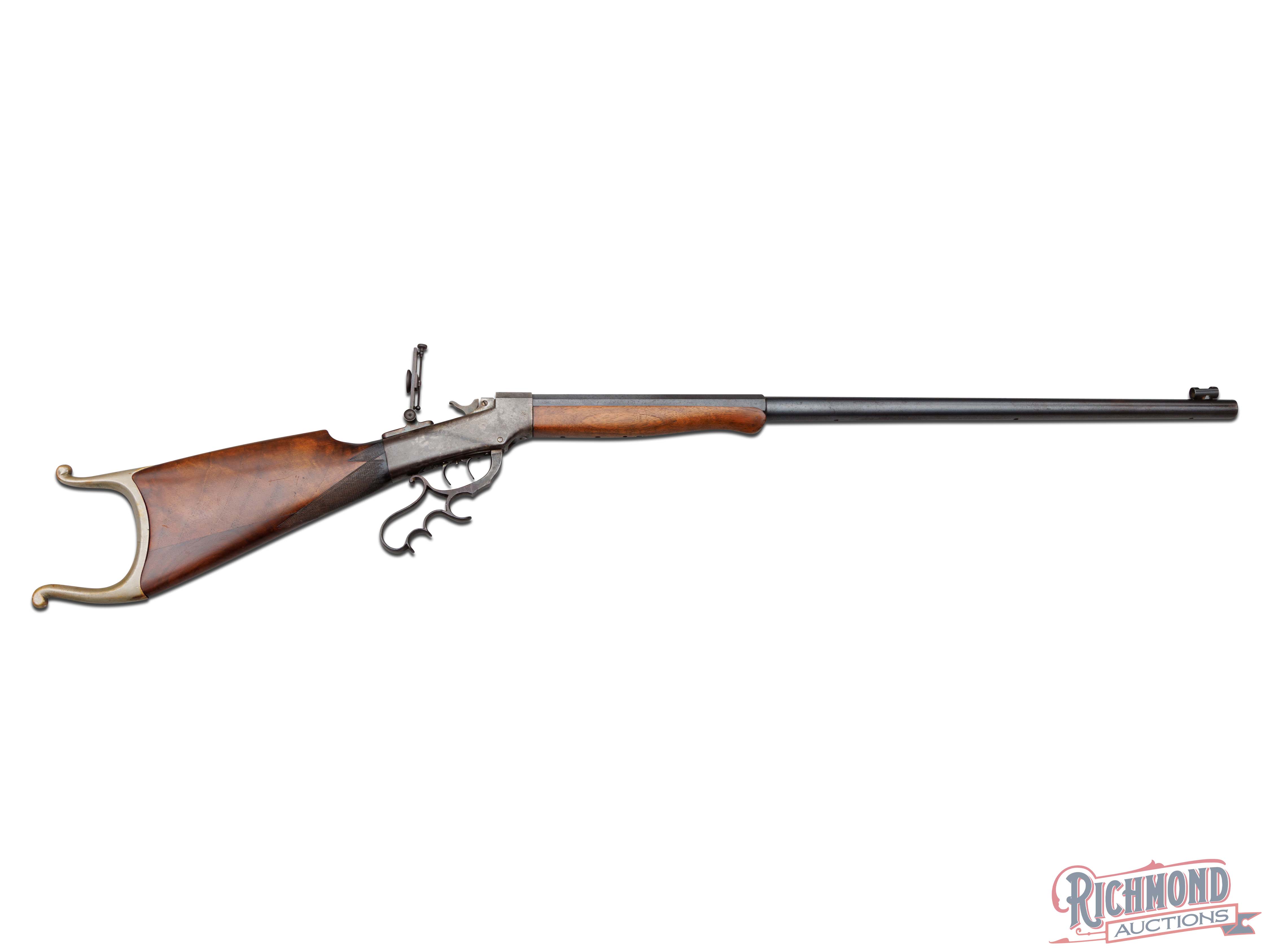 Antique Custom Ballard No. 6 Schuetzen Single Shot Rifle in 22 Long ...