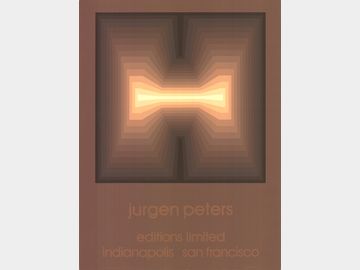 Jurgen Peters - Arc - 1979 Serigraph 40" x 30"