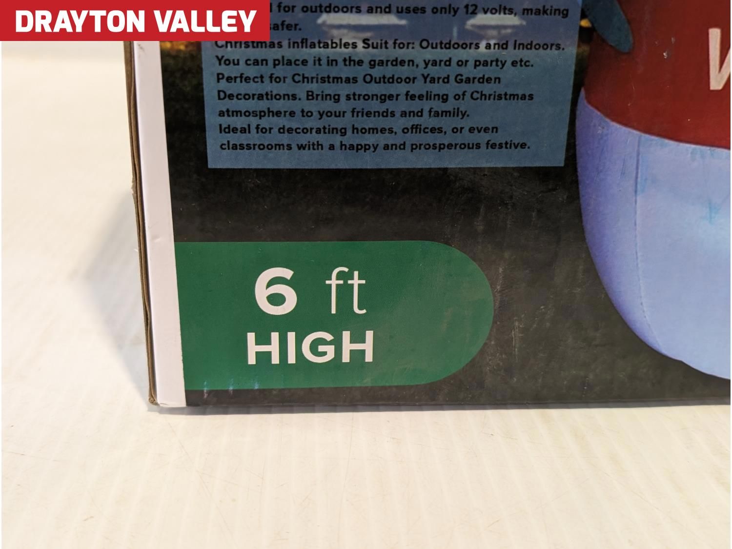 Solidfire LED 6 Ft LED Inflatable Snowman (Unused) [25JD05997-041 ...