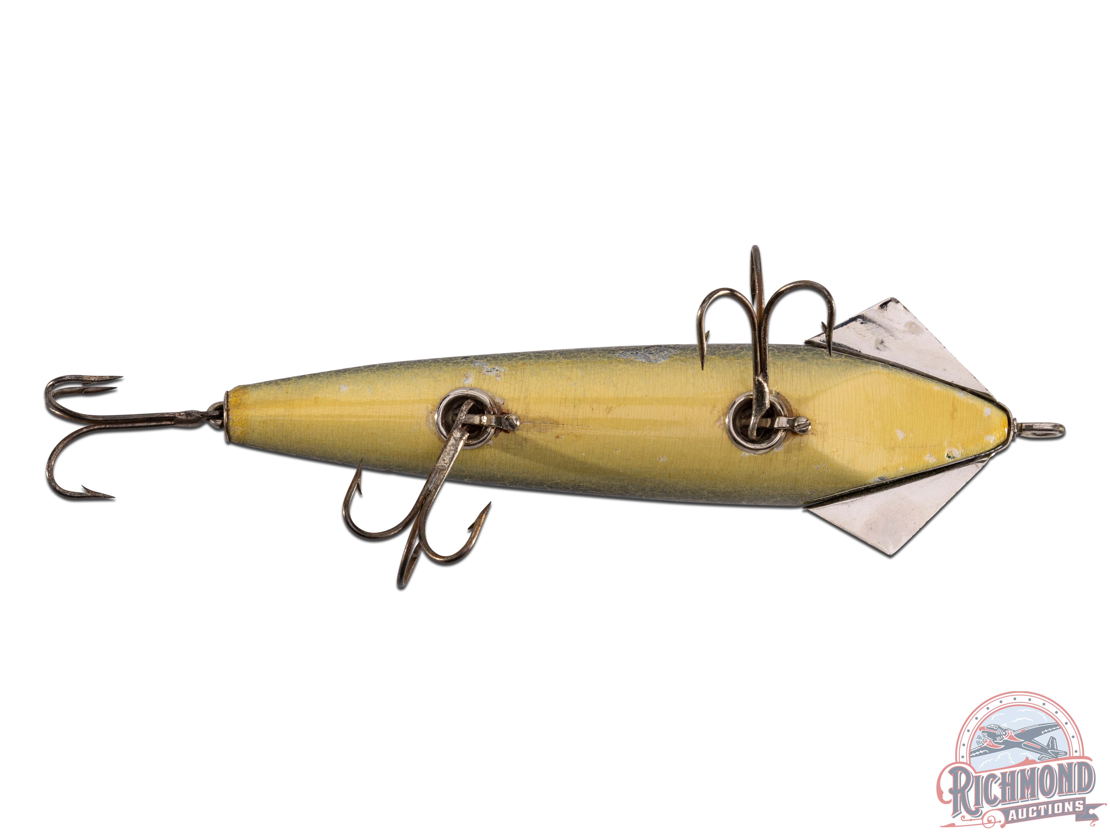 ルアー・フライ vINTAGE LURE HEDDON PROTOTYPE za16-387 Heddon Deep Diving Wiggler #1600 Fishing Lure | Richmond Auctions