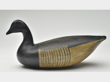 Hollow carved brant from New Jersey