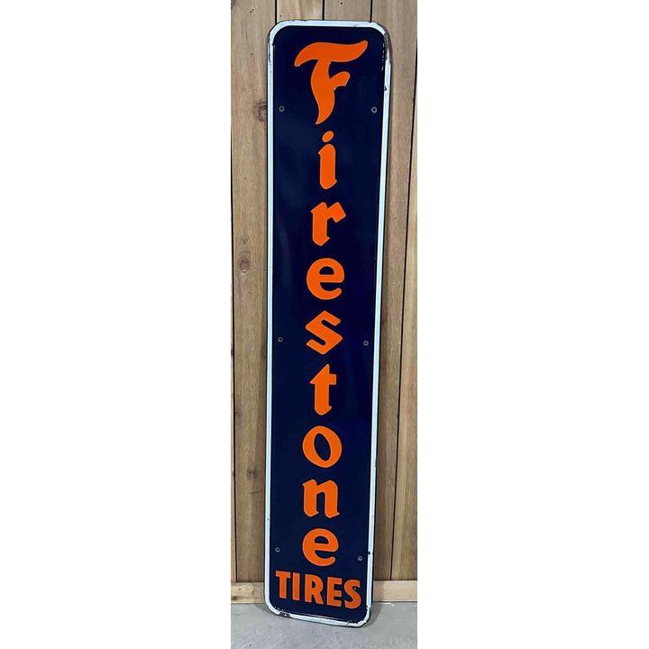 Firestone Tires Porcelain Vertical Sign (TAC)