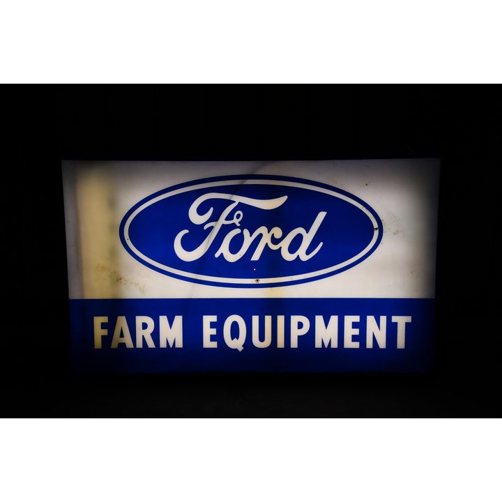 Ford Farm Equipment Lighted Plastic Sign