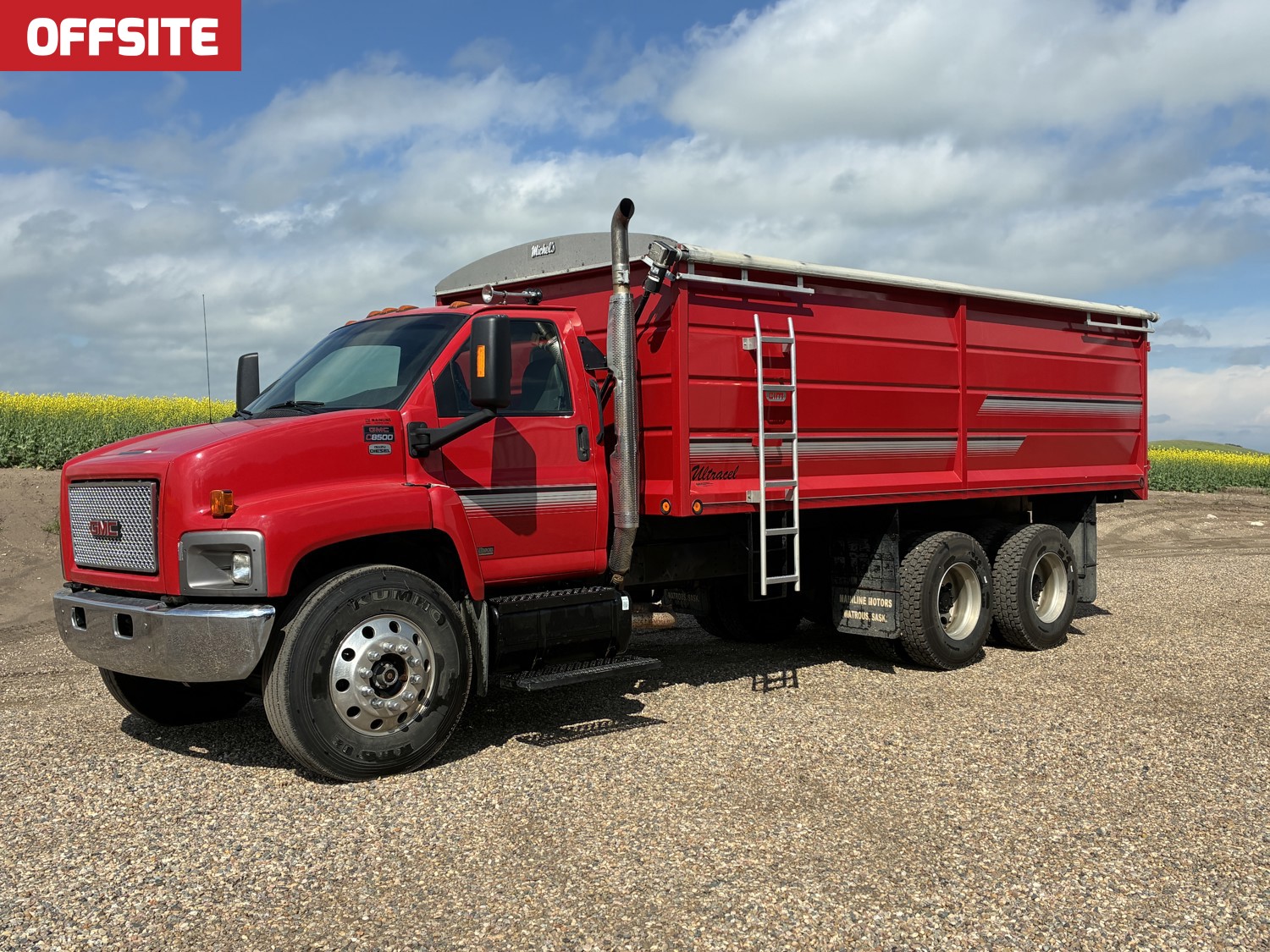 2009 GMC TopKick T/A Day Cab Grain Truck [26HB52001-004] | Team Auctions