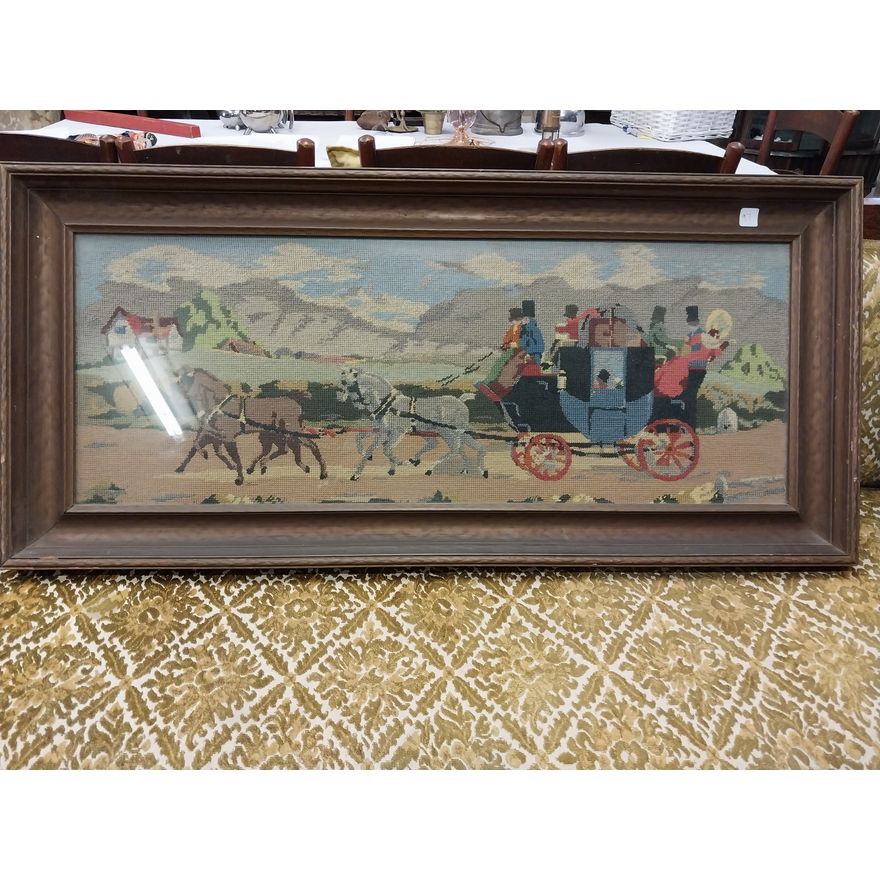 Horses and cart tapestry