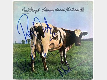 Pink Floyd Group In-Person Signed "Atom Heart Mother" Album (3 Sigs) (Beckett/BAS Authentication)