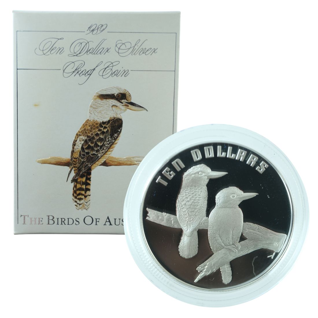 Australia 1989 'Kookaburra' Proof Silver (925) $10, FDC