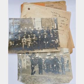 BOER WAR.South African Constabulary Photo & Telegram /Letter Lot
