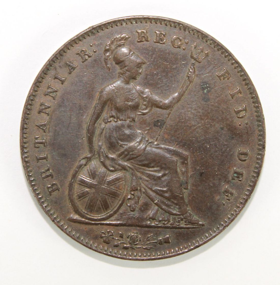 Great Britain Victoria 1854 Penny, good Extremely Fine