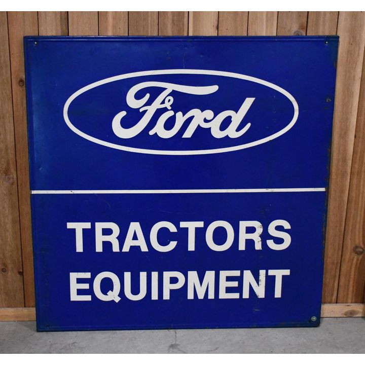 1960's Ford Tractor Equipment Metal Sign (TAC)