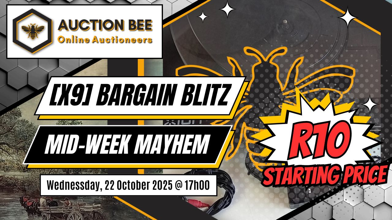 [X9] Bargain Blitz: “Mid-Week Mayhem” Live/Online Auction! — Wednesday ...