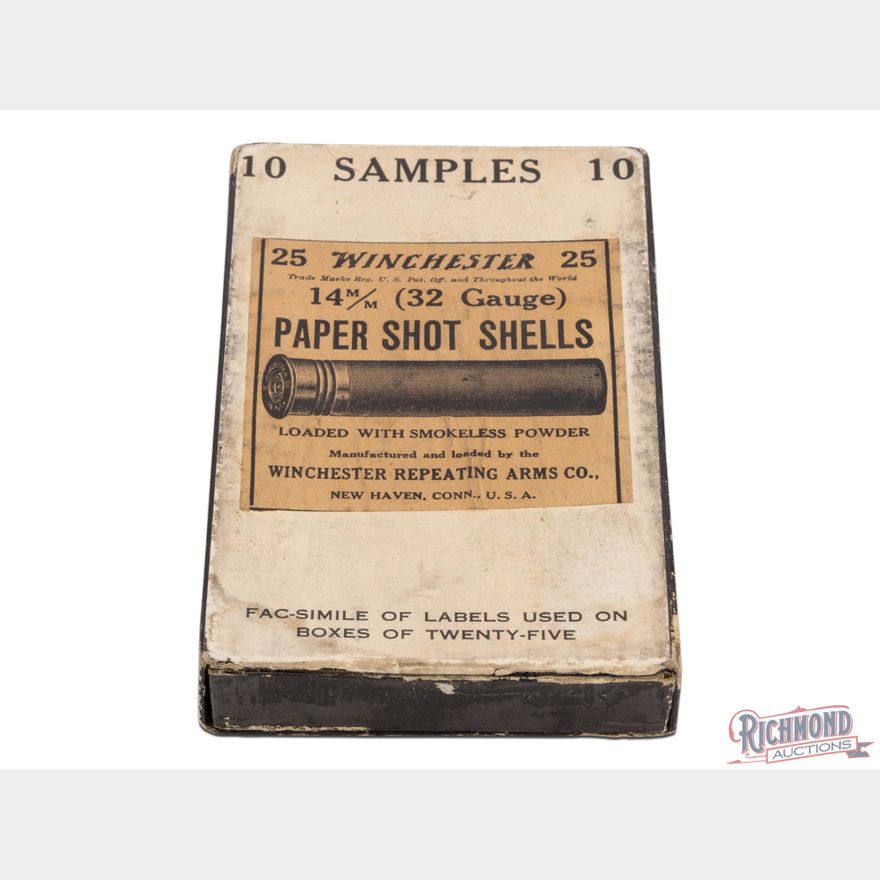Shell Shot Samples Factory Full Winchester Repeating Arms Company 32 Gauge (14mm) 10 Round ...