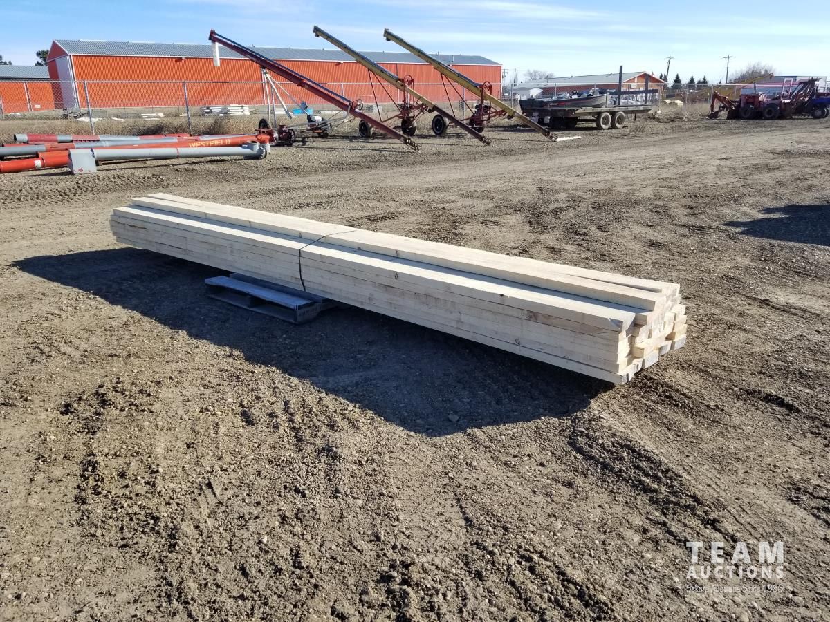 (32) 2 X 6 X 16 Ft Rough Cut Lumber [23DF07042-002] | Team Auctions