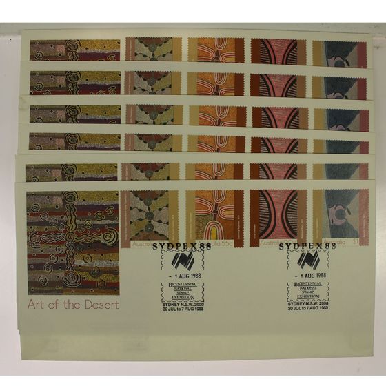 Australia 1988 Sydpex Stamp Exhibition First Day Covers (7 Daily Postmarks)