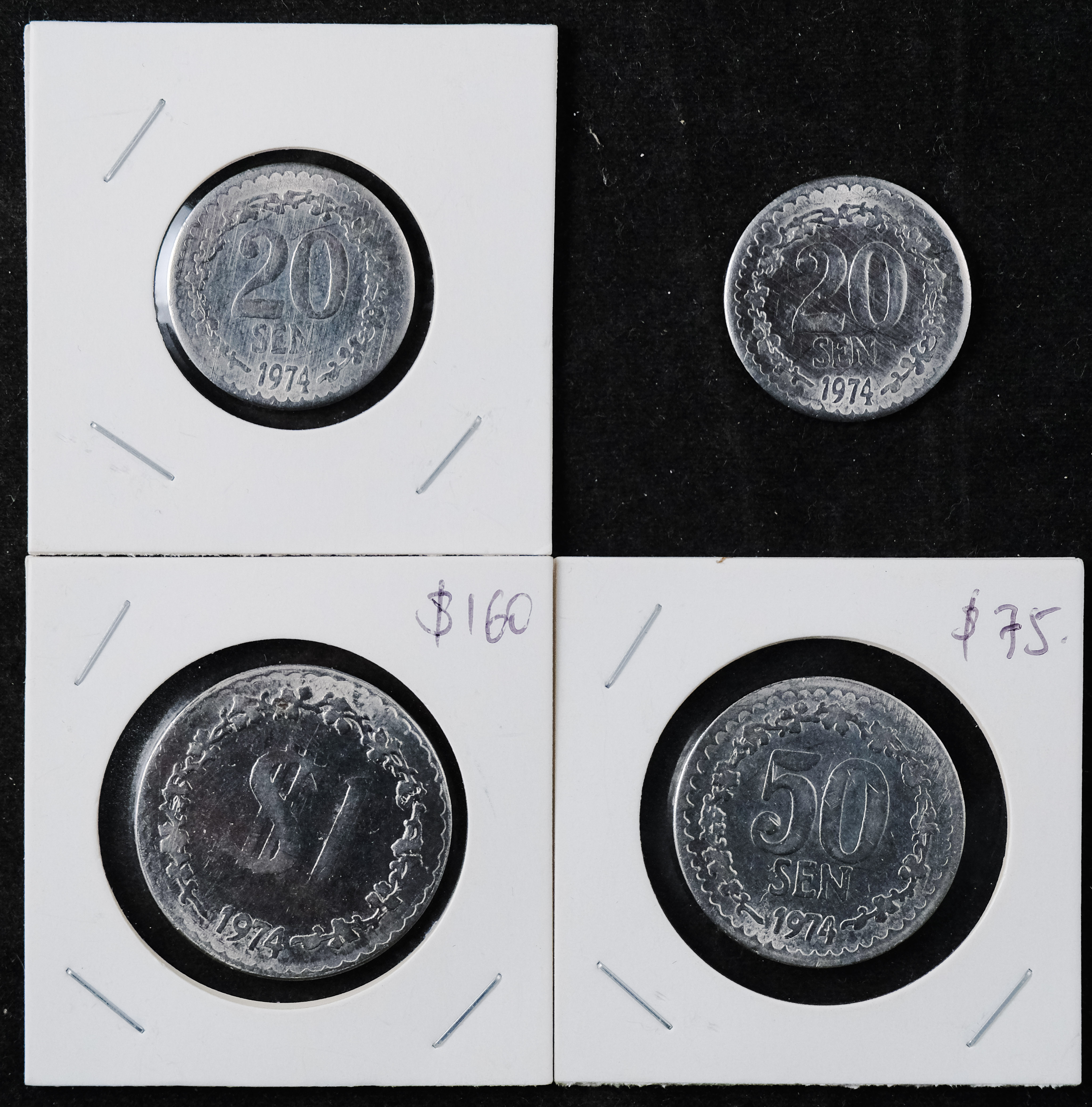 Malaysia Genting Coins $1 ,50sen, 20sen,20sen Total 4pcs | Sky Kirin  Auctions