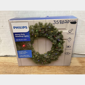 Philips - Heavy Duty 50ct Battery Operated LED Dewdrop String Lights