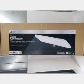 Rectangular Light Fixture LED Flush Mount 5500 Lumens 4000K Bright White