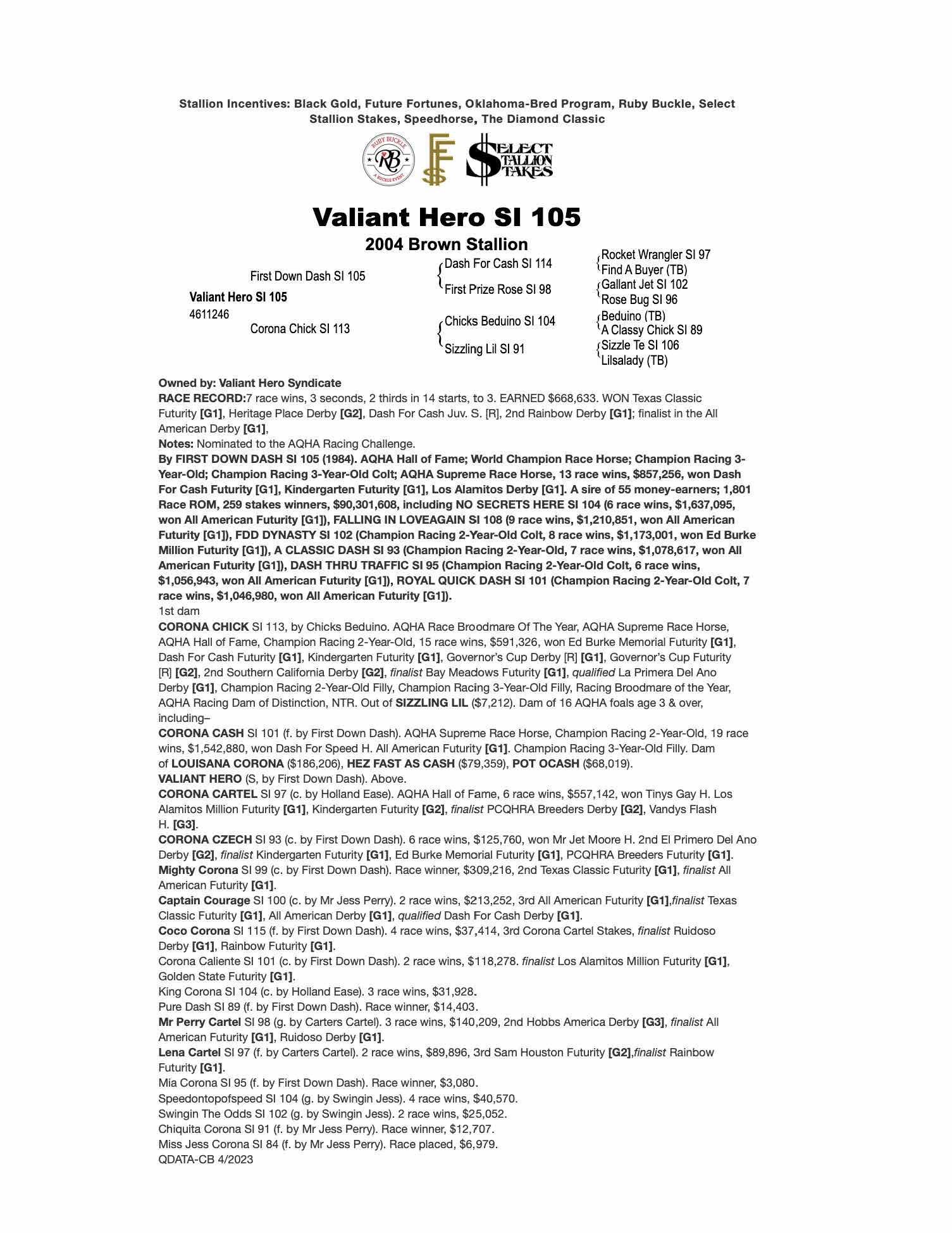 VALIANT HERO | Wier Ranch