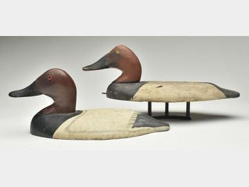 Two wooden wing ducks from Maryland