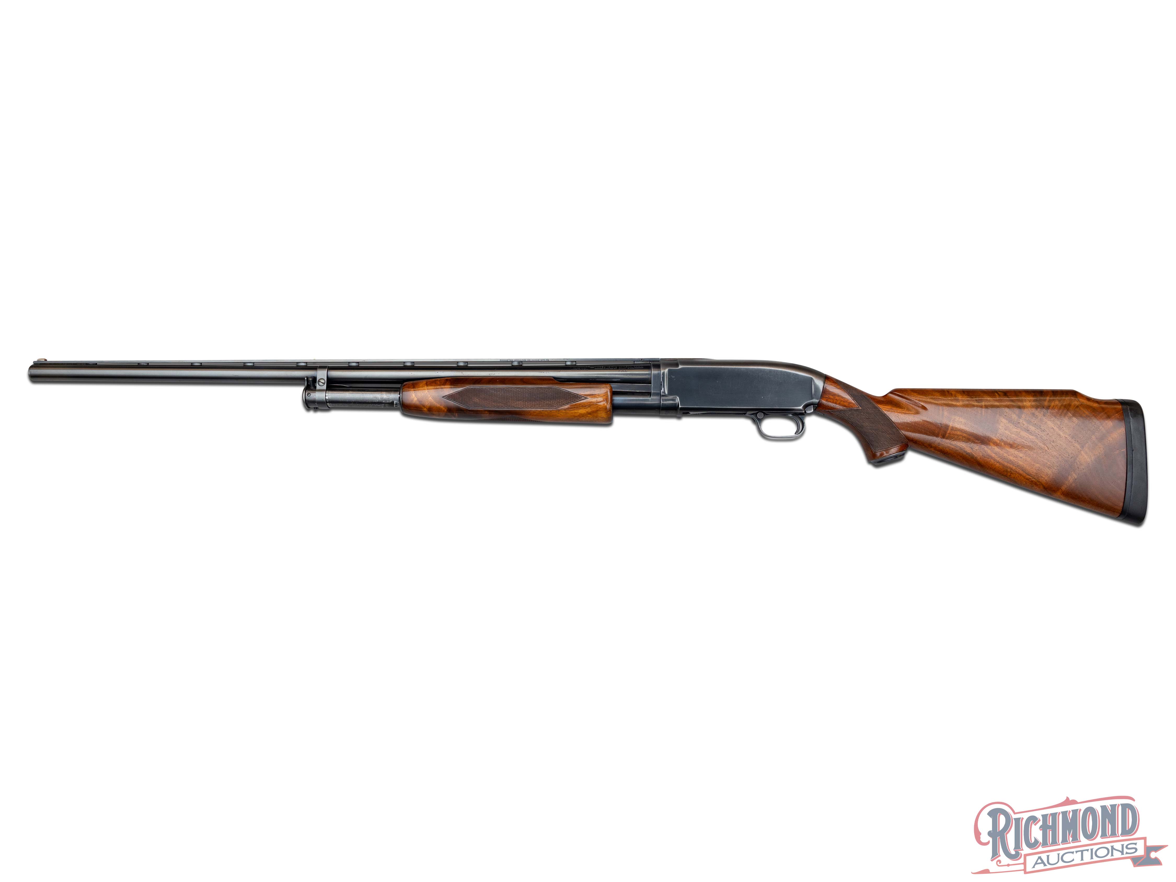 Pre-64 Winchester Model 12 Trap Style Pump Shotgun with Ventilated Rib ...