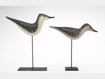 Two sanderlings, Pete Peterson, Cape Charles, Virginia.