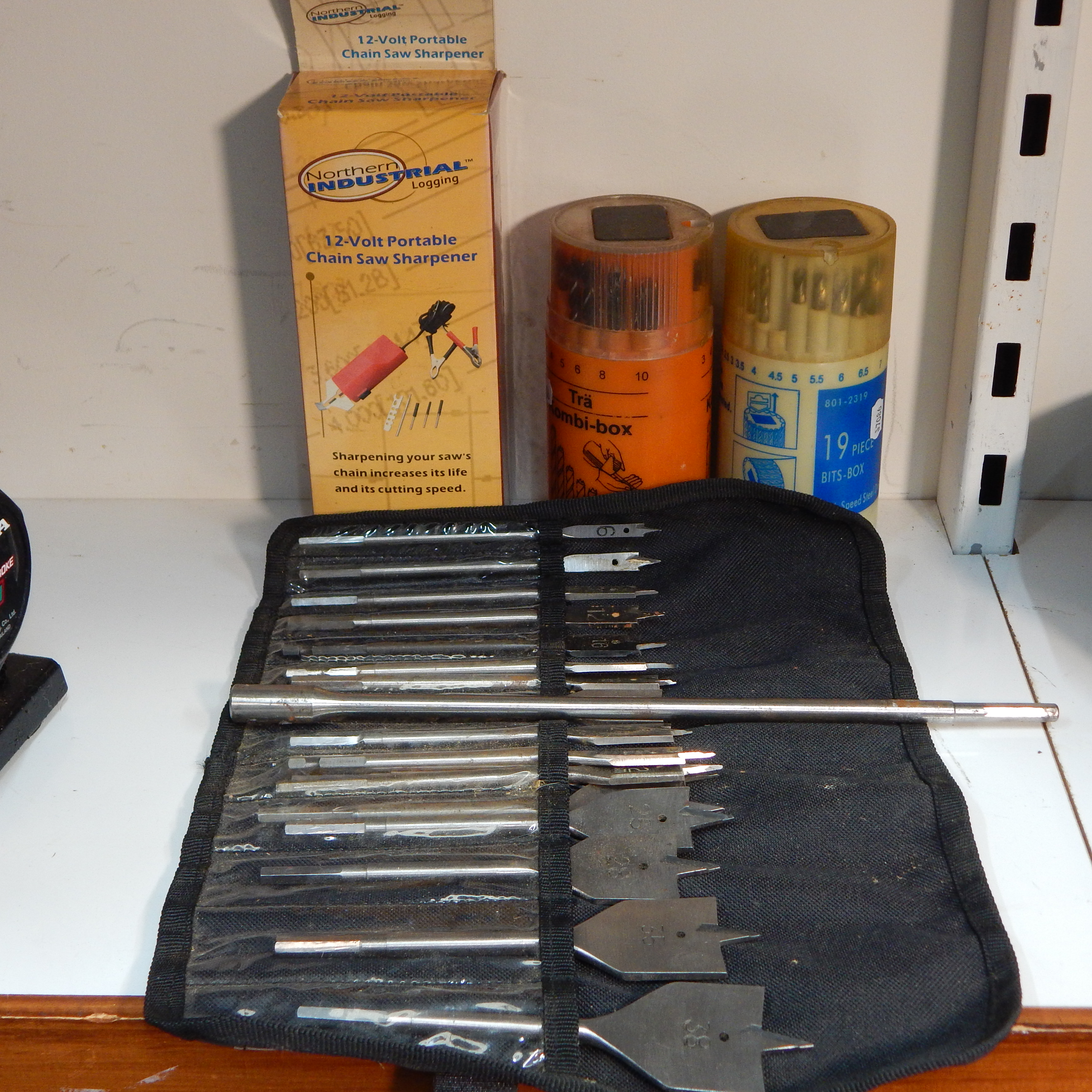 Set of Spade Drill Bits 6 - 38mm etc — sold at auction in New Zealand for $40