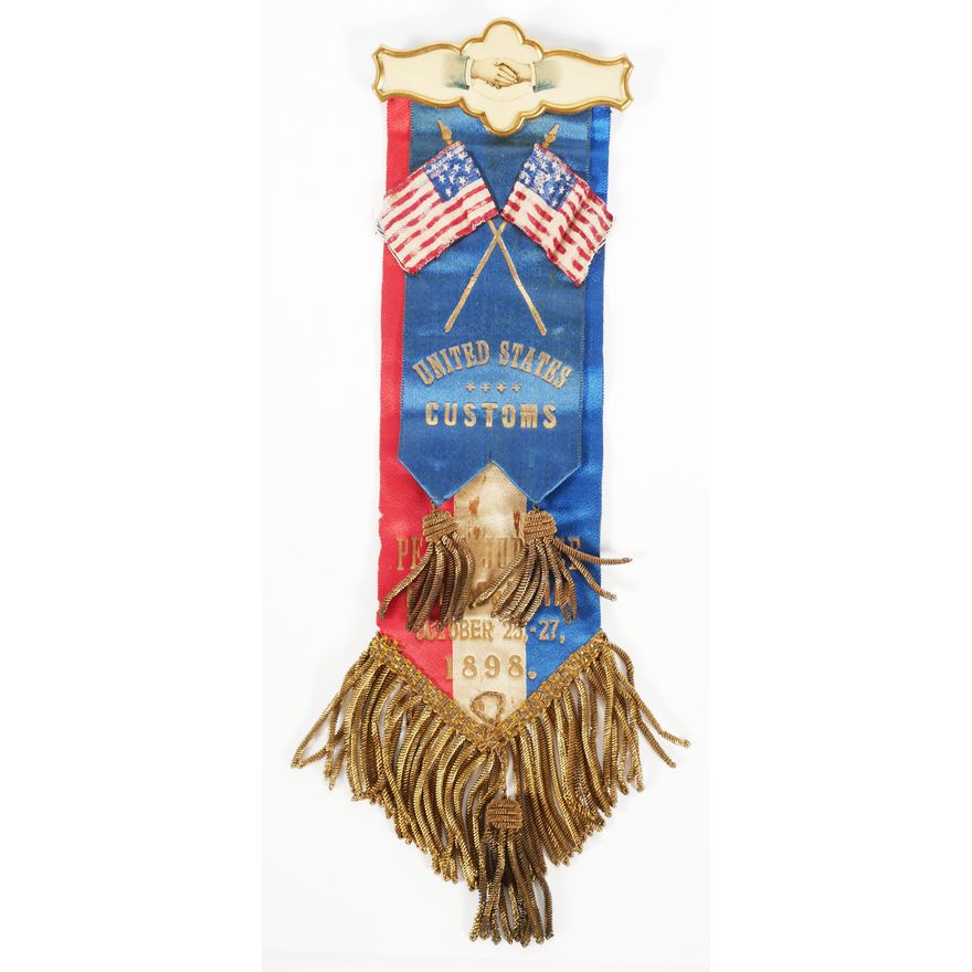 1898 US Customs Peace Jubliee Medal Ribbon